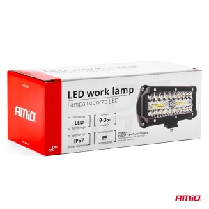 Proiector LED pentru Off-Road, ATV, SSV, cu doua fluxuri de lumina, culoare 6500K, 120W, tensiune 9 - 36V, dimensiuni 170 x 74 x 63 mm - Img 11