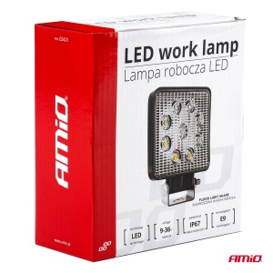 Proiector LED pentru Off-Road, ATV, SSV, culoare 6500K, LED FLOOD,, tensiune 9 - 36V, dimensiune, 110 x 110 mm - Img 10
