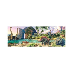 Puzzle 150 piese, panoramic, Dinozauri - DINO TOYS - Img 2