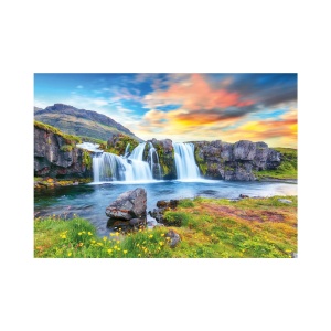 Puzzle 500 piese, Cascada Islanda - DINO TOYS - Img 2