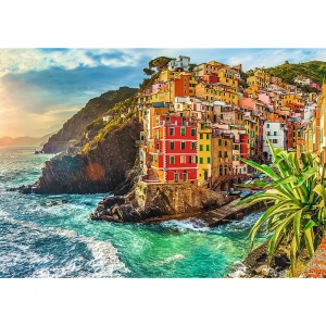 PUZZLE TREFL 1000 PREMIUM PLUS PHOTO ODYSSEY ORASUL RIOMAGGIORE - Img 2