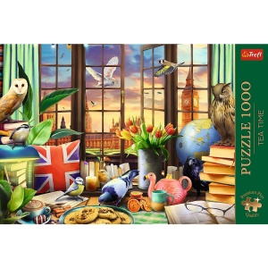 PUZZLE TREFL 1000 PREMIUM PLUS TEA TIME TOATE LUCRURILE BRITANICE - Img 3