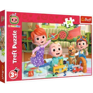 PUZZLE TREFL 24 MAXI COCOMELON GATA DE AVENTURA - Img 1