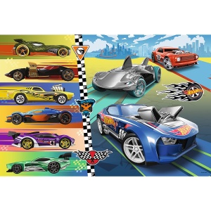 PUZZLE TREFL 24 MAXI HOT WHEELS MASINILE DEOSEBITE - Img 2