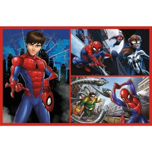 PUZZLE TREFL 2X70 MARVEL SPIDER-MAN AVENTURILE LUI SPIDER-MAN - Img 2