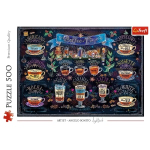 PUZZLE TREFL 500 TIPURI DE CAFEA - Img 3