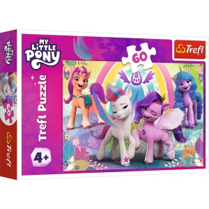 PUZZLE TREFL 60 MY LITTLE PONY IN LUMEA PRIETENIILOR - Img 1