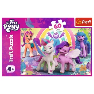 PUZZLE TREFL 60 MY LITTLE PONY IN LUMEA PRIETENIILOR - Img 3