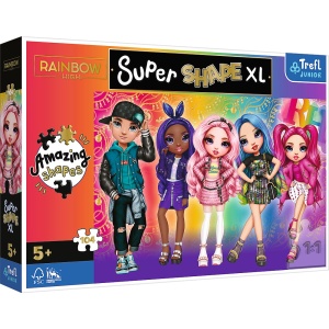 PUZZLE TREFL PRIMO SUPER SHAPE XXL 104 RAINBOW HIGH - Img 1