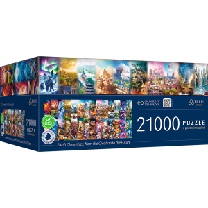 PUZZLE TREFL UFT 21000 CRONICI PAMANTESTI DE LA CREATIE LA VIITOR - Img 2