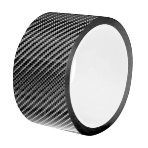 Rola ornament bandouri sau praguri autoadeziv din autocolant Carbon 5D, dimensiune 148 x 4 cm, culoare Gri Antracit - Img 1