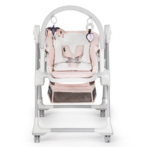SCAUN DE MASA KINDERKRAFT LASTREE, 2 IN 1, TRANSFORMABIL, PINK - Img 4