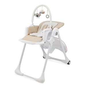 SCAUN DE MASA KINDERKRAFT TUMMIE, PLIABIL, BEIGE - Img 3