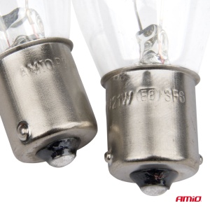 Set 2 becuri cu halogen, soclu P21W, BA15s, alimentare 12V - Img 3