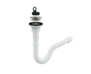 Set chiuveta masca ,inox,cuva dreapta, 80x50 cm, baterie lebada flexibila cu sifon de scurgere - Img 4