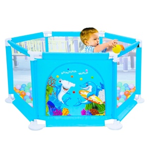 Tarc de joaca, baieti + 50 mingiute, 135x135x62.6 cm - Img 1