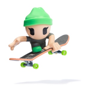 TECH DECH SK8 CREW PACHET PLACA SI FIGURINA 9.6CM SAPCA VERDE - Img 3