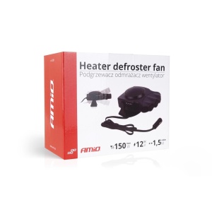 Aeroterma Auto 2in1, Ventilate, Incalzire Rapida si Dezghetare Geamuri, 12V, Putere 150W, cu mufa de bricheta - Img 4