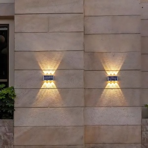 Aplica LED Exterior Solaris, 6 Surse de lumina, Lumina Calda, Negru - Img 3