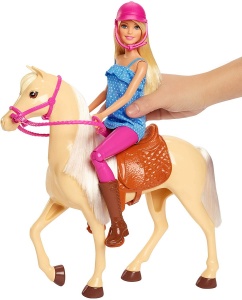 BARBIE SET PAPUSA CU CAL - Img 2
