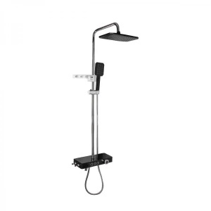 Coloana Dus Afisaj LCD Inox Negru Argintiu SJG/003 - Img 1