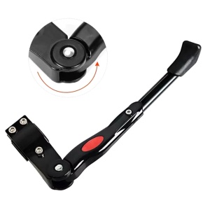 Cric bicicleta, picior de sprijin, culoare neagra - Img 5