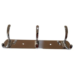 Cuier 3 brate, 25 cm, cromat - Img 1