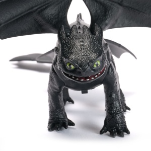 CUM SA ITI DRESEZI DRAGONUL LUPTA DRAGONILOR FIGURINA DRAGON TOOTHLESS 26.5 CM - Img 4