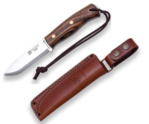 Cutit Joker Ember Scandi Bushcraft, lama otel inox 10.5 cm, maner lemn nuc - Img 1