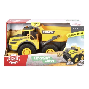 DICKIE BASCULANTA VOLVO ARTICULAT CU SUNETE SI LUMINI 23CM - Img 1