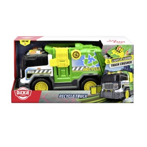 DICKIE CAMION DE RECICLARE CU LUMINI SI SUNETE 30CM - Img 1