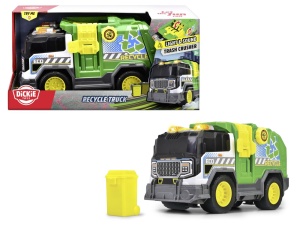 DICKIE CAMION DE RECICLARE CU LUMINI SI SUNETE 30CM - Img 2