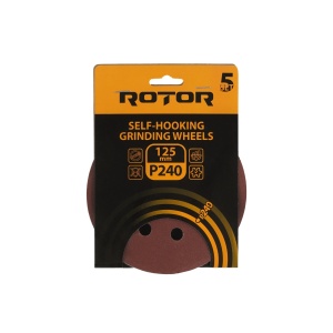 Disc abraziv pentru slefuitor cu excentric ROTOR 125 P240 set 5 - Img 1