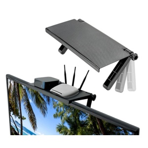 Etajera TV / Monitor din ABS, reglabila, dimensiune 33 x 16.5 cm - Img 1