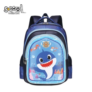 Ghiozdan 3D SHARK, 31x24x41 cm - S-COOL - Img 1
