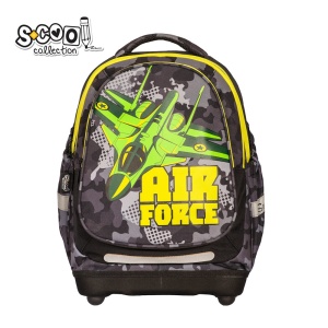 Ghiozdan anatomic AIR FORCE, 38x39x19.5 cm - S-COOL - Img 1