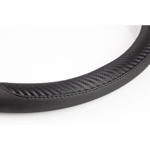 Husa volan negru + carbon SWC-17-M (37-39cm) - Img 2