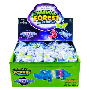 Jucarii antistres, Crocodili, cu lumina, 36 buc/set - Img 2