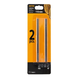 Lama dubla pentru rindea electrica 110 mm, set 2 bucati ROTOR - Img 2