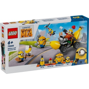 LEGO DESPICABLE ME4 MINIONII SI MASINA BANANA 75580 - Img 1
