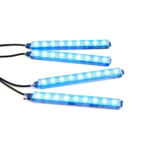Lumini UnderCar LED - RGB pentru interior sau exterior cu Bluetooth - 12cm ZD65B - Img 4