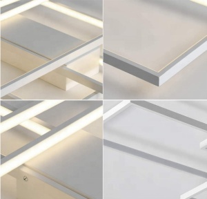 Lustra LED cu telecomanda LANDYN 71W, lumina Rece/Calda/Neutra, Dimabila, Alb - Img 3