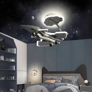 Lustra LED FIGHTER, 100W, lumina Rece/Calda/Neutra, Argintiu - Img 3