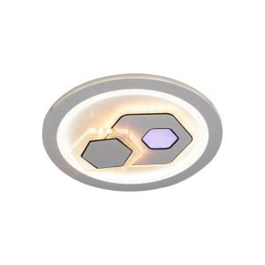 Lustra LED KATHLEEN RGB 16W, lumina Calda/Neutra, Alb - Img 1