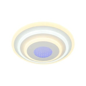 Lustra LED NIVARA 3D 20W, Diametru 30cm, lumina Rece/Calda/Neutra, Alb - Img 2