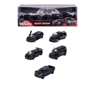 MAJORETTE SET 5 MASINUTE BLACK EDITION 2.0 GIFTPACK - Img 4