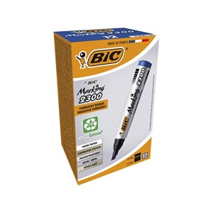 Marker permanent 2300 albastru 12/cutie - BIC - Img 1