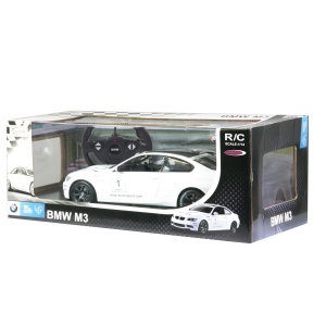 MASINA CU TELECOMANDA BMW M3 ALB CU SCARA 1 LA 14 - Img 1