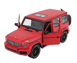 MASINA CU TELECOMANDA MERCEDES-BENZ G63 ROSU SCARA 1 LA 14 - Img 3