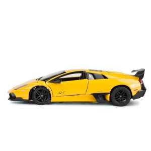 MASINUTA METALICA LAMBORGHINI MURCIELAGO LP670-4 GALBEN SCARA 1 LA 24 - Img 3